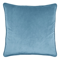 Olivia Quido Teal Blue 24-inch Velvet Pillow
