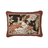 Austin Horn Classics Paradise Peacock Framed Boudoir Pillow