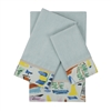 Sherry Kline Sailboat Light Blue 3-piece Embellished Towel Set