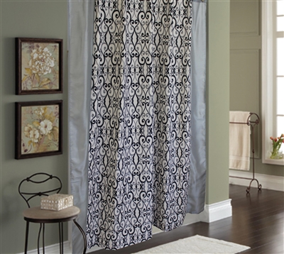 Sherry Kline Abingdon Shower Curtain with Hook Set