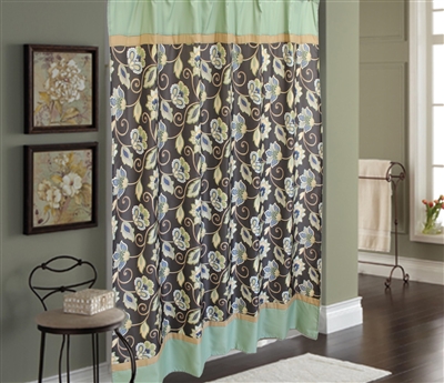 Sherry Kline Jacquelyn Shower Curtain with Hook Set