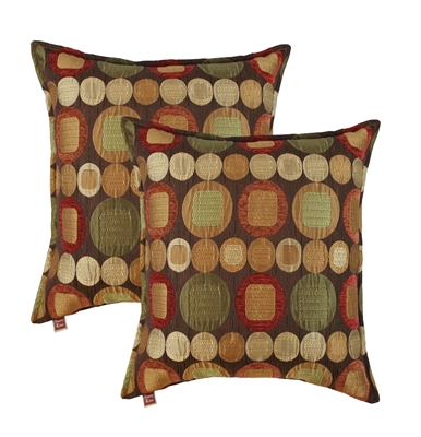 Sherry Kline Metro Spice 20-inch Decorative Pillow (Set of 2)