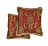 Sherry Kline China Art Red 20-inch Decorative Throw Pillows (Set of 2)