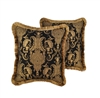 Sherry Kline China Art Black 20-inch Decorative Throw Pillows (Set of 2)