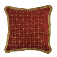 Sherry Kline Chenille Dots Luxury 20-inch Decorative Throw Pillow