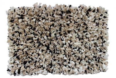 Sherry Kline Angelique Black/Taupe 20 x 32 Bath Rug