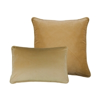 Sherry Kline Richmond Velvet Gold Combo Pillow