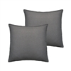 Sherry Kline Lombard Linen Grey Reversible 20-inch Decorative pillow (set of 2)