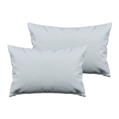 Sherry Kline Orich Faux Leather Dark Ivory Boudoir Pillow (Set of 2)