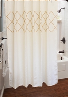 Sherry Kline Lattice Diamond Shower Curtain