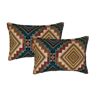 Sherry Kline Aliso Creek Emerald Boudoir Decorative Pillow (set of 2)