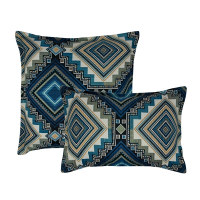 Sherry Kline Aliso Creek Topaz Boudoir Decorative Pillow (set of 2)