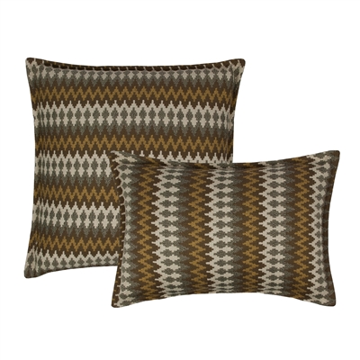 Sherry Kline Springlake Taupe Combo Decorative Pillow