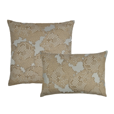 Sherry Kline Scale Gold Combo Decorative Pillows (Set of 2)