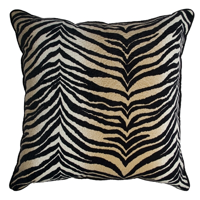 Sherry Kline Le Tigre Velvet 22-inch Decorative Pillow