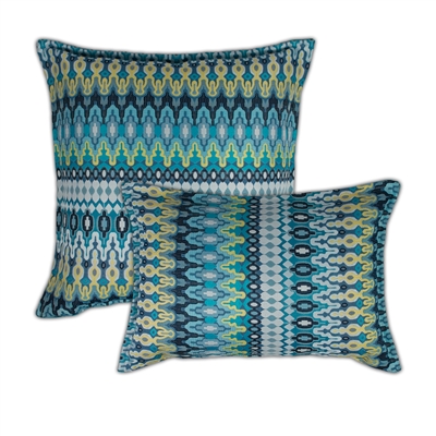 Sherry Kline Aurora Blue Combo Decorative Pillow