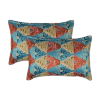 Sherry Kline Madras Multi Boudoir Decorative Pillow (set of 2)