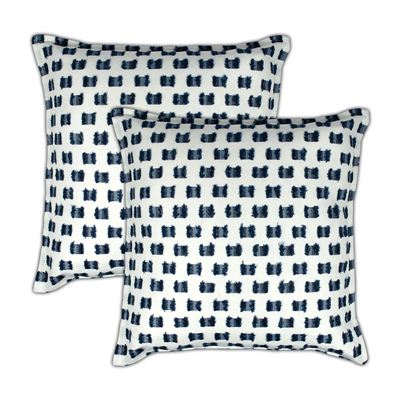 Sherry Kline O'Fifi Indigo 20-inch Decorative Pillow (set of 2)