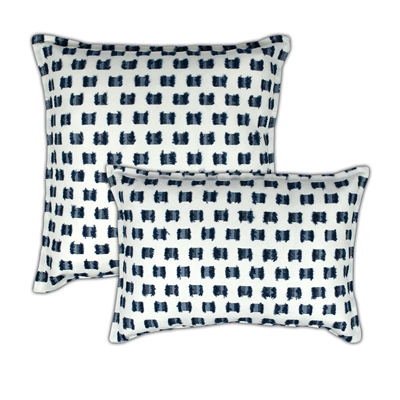 Sherry Kline O'Fifi Indigo Combo Decorative Pillow