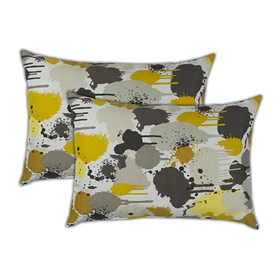 Sherry Kline Paintdrip Boudoir Outdoor Pillows (Set of 2)