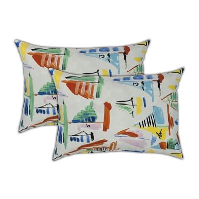 Sherry Kline Sailboat Boudoir Outdoor Pillows (Set of 2)