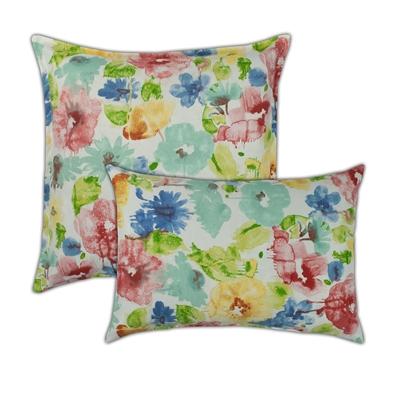 Sherry Kline Alcove White Combo Outdoor Pillows