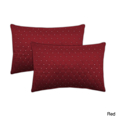 Sherry Kline Dixon Boudoir Sequins Velvet Pillows (Set of 2)