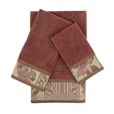 Sherry Kline McKenzie 3-piece Embellished Towel Set