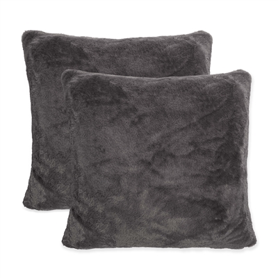 Sherry Kline 26-inch Short Faux Fur Pillow Cover Shell 2-pack