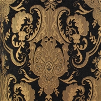 Sherry Kline China Art BLACK Fabric by Yardage (36" length x 108" width)