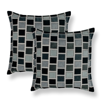 Sherry Kline Stonewall Grey 20-inch Decorative Throw Pillow (Set of 2)