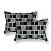 Sherry Kline Stonewall Grey Boudoir Decorative Pillows (Set of 2)