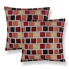 Sherry Kline Stonewall Red 20-inch Decorative Throw Pillow (Set of 2)