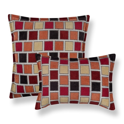 Sherry Kline Stonewall Red Combo Decorative Pillow