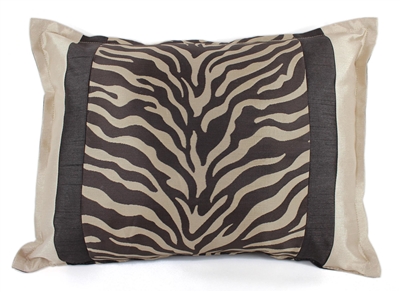 Sherry Kline True Safari Taupe Brown  Boudoir Pillow