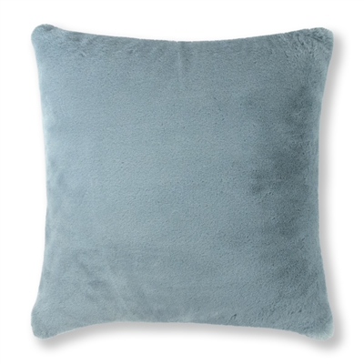 Thread and Weave Fury Tail Sky Blue 20-inch Faux Fur Pillow