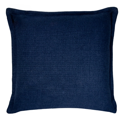 Thread and Weave Brentwood 20-inch Solid Blue Flanged Pillow