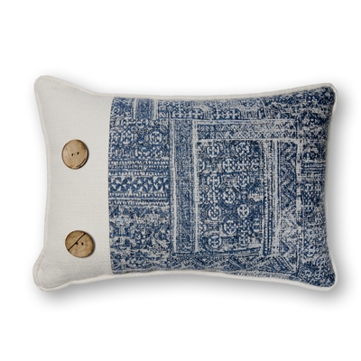 Thread and Weave Brentwood Boudoir 2-Buttons Pillow