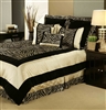 Sherry Kline Zuma Black Taupe 7-piece Comforter Set