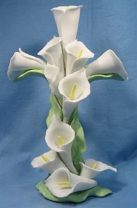 Cala Lily Cross Figurine/Cake Topper