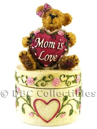 Boyds Bears - Mom Is Love - Keepsake Covered Box