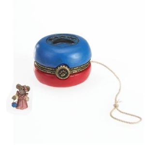 Boyds Bears -Duncan's Ol'Time Yo-Yo With Stringer McNibble - Treasure Box