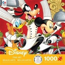 DISNEY FINE ART - WHEELING IN FLAVOR - 1000 PIECE PUZZLE