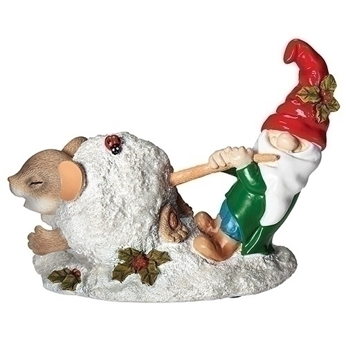Charming Tails Mouse And Gnome Figure 135559
