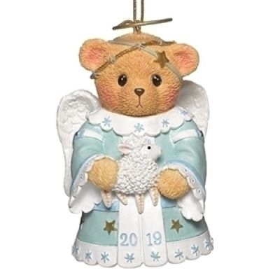 Cherished Teddies - Dated 2019 Annual Angel Bell Ornament