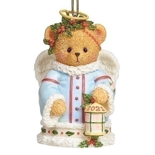 Cherished Teddies 2021 Annual Dated Angel Bell Ornament