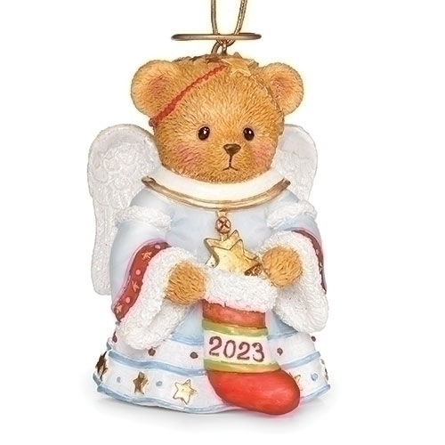 Cherished Teddies | 2023 Annual Dated Angel Bell Christmas Ornament | DBC Collectibles