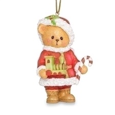 Cherished Teddies | Santa Bear Christmas Ornament 136033 | DBC Collectibles
