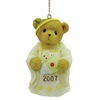 Cherished Teddies - Tis The Season To Be Filled With Love Dated 2007 Bell Ornament