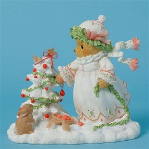 Cherished Teddies - Joy - Natural Winter Beauty - 6th In White Christmas Series